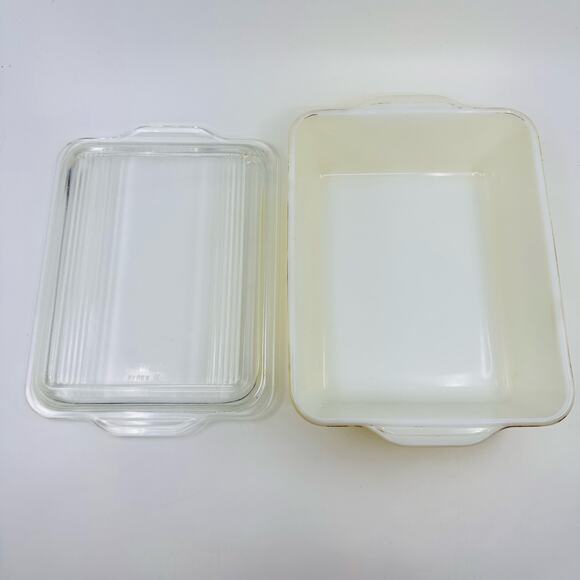 Vintage Pyrex 503 1.5 QT Refrigerator Dish Ovenware Bakeware Yellow w/ Clear Lid - Picture 2 of 15